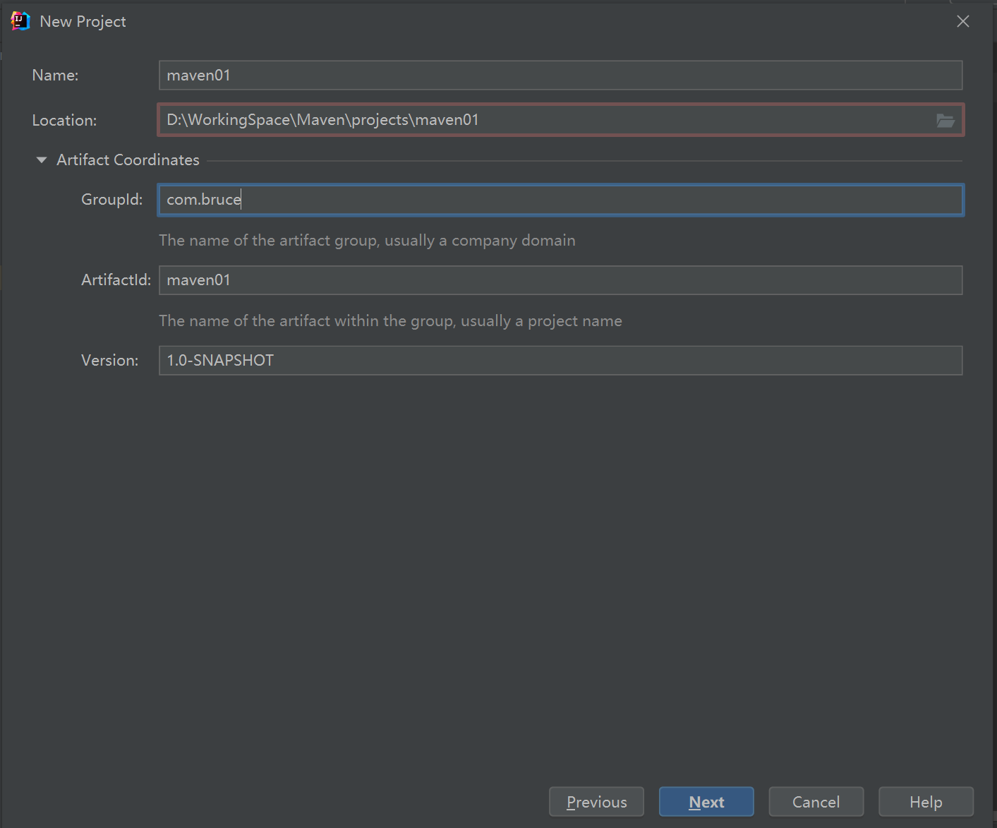 Maven Basic Learning Record