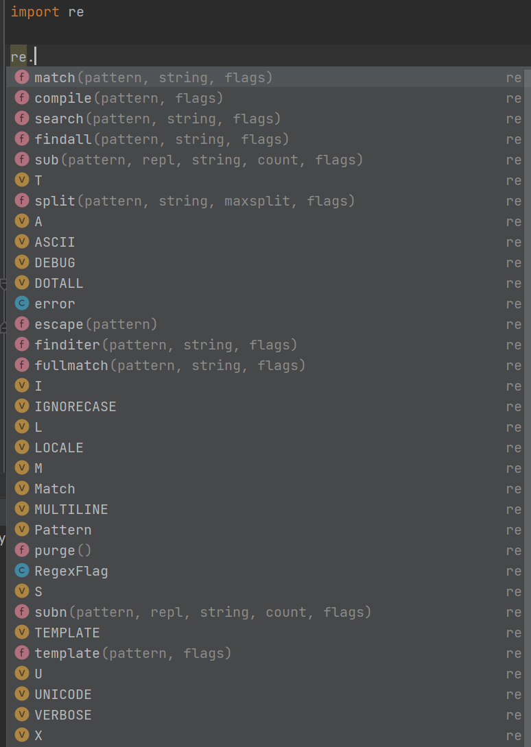 re-module-in-python